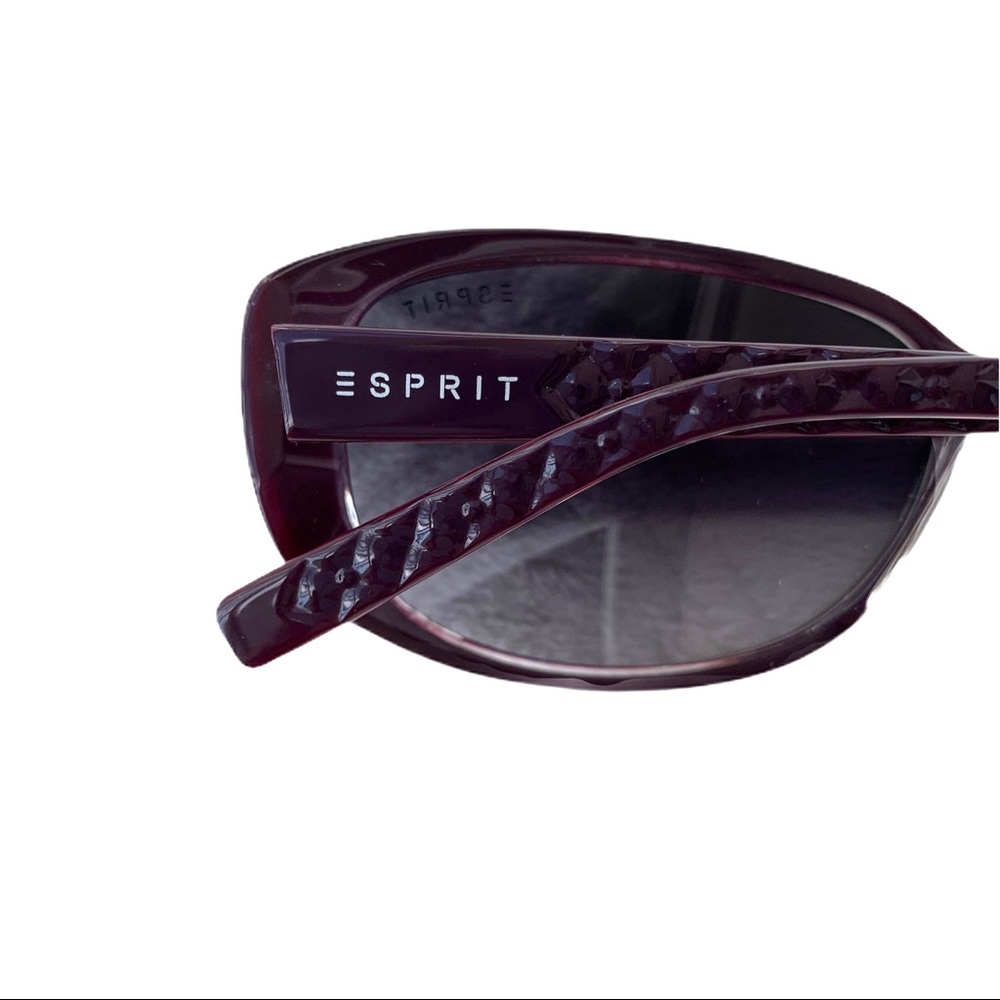 NWOT Esprit • Oval Quilted Fashion Sunglasses - Picture 6 of 8